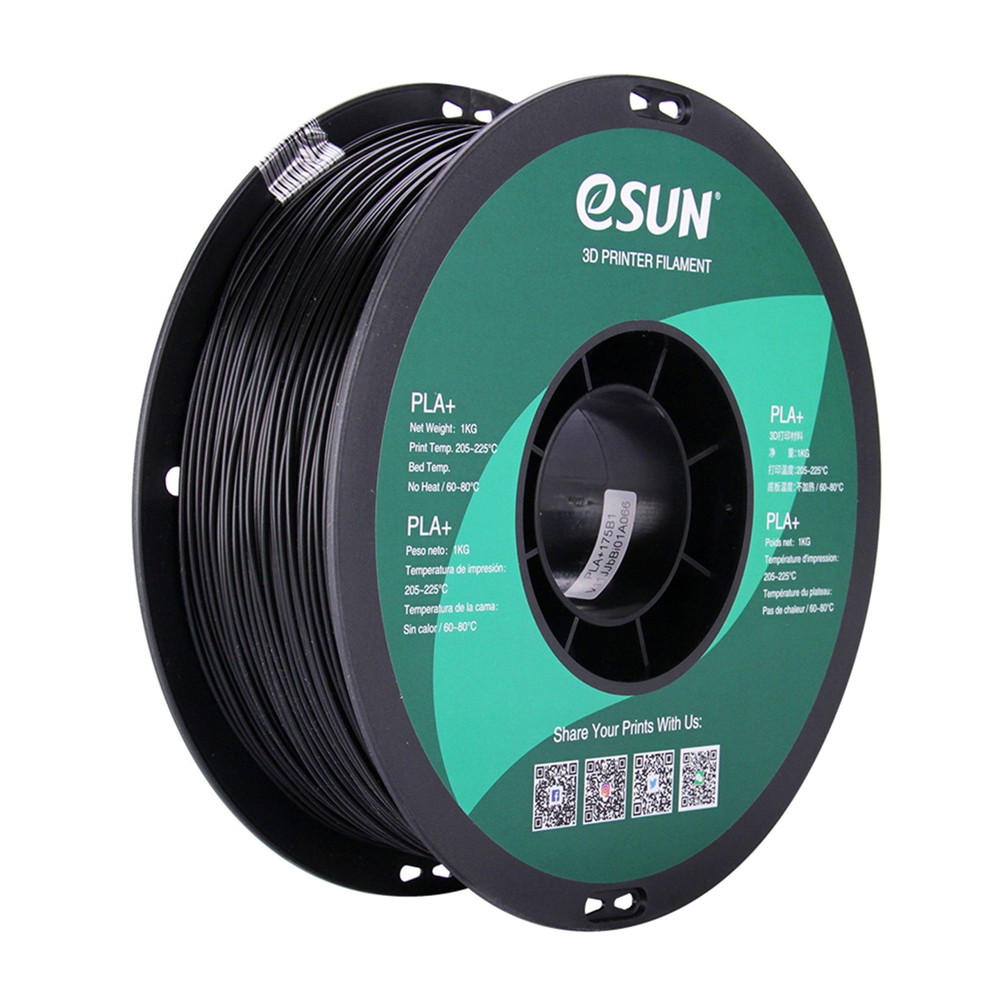 eSUN PLA+ 1.75mm 3D Printer Filament 1KG