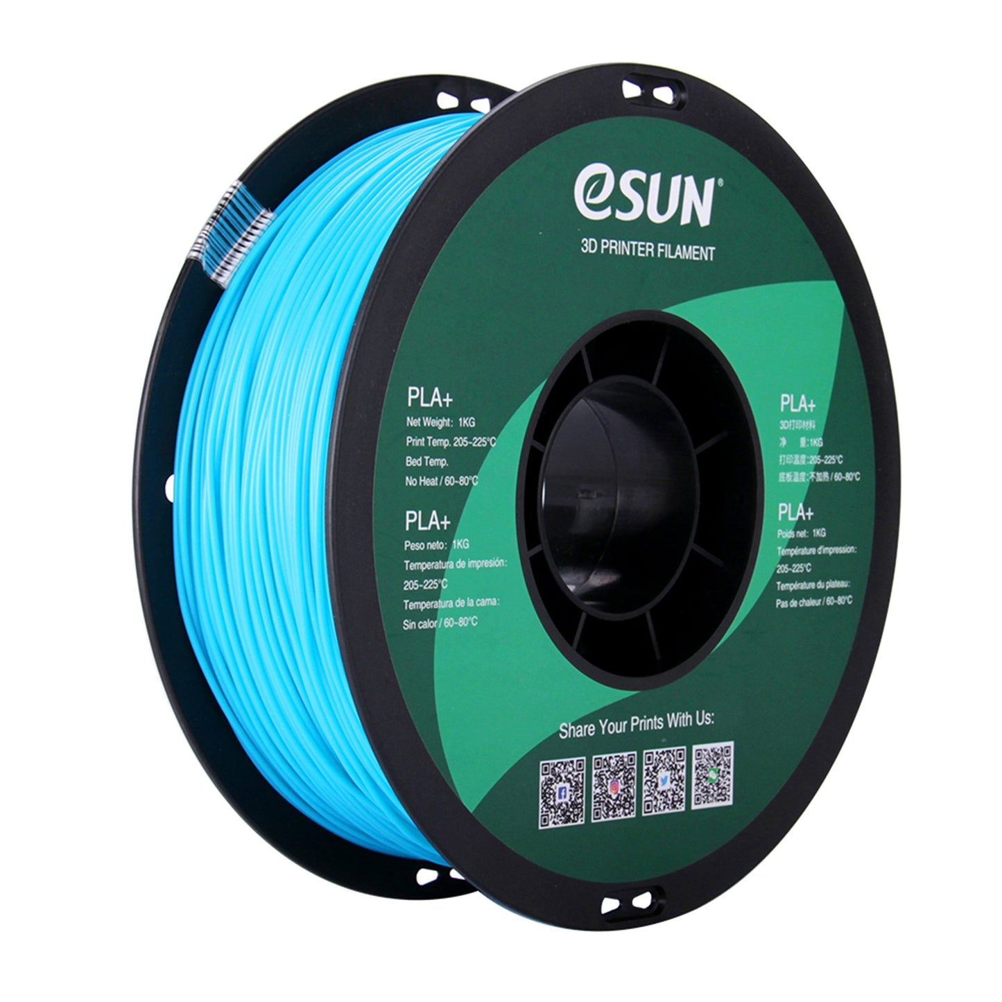 eSUN PLA+ 1.75mm 3D Printer Filament 1KG